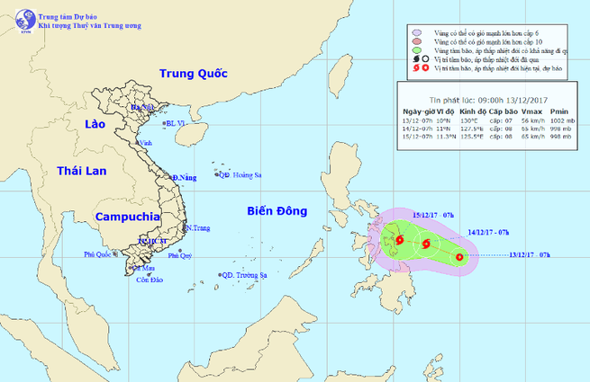Xuất hiện áp thấp nhiệt đới có khả năng mạnh lên thành bão gần biển Đông - Ảnh 1.