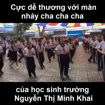 M&agrave;n nhảy cha cha cha thay thể dục giữa giờ cực dễ thương của HS Nguyễn Thị Minh Khai - Ảnh 4.