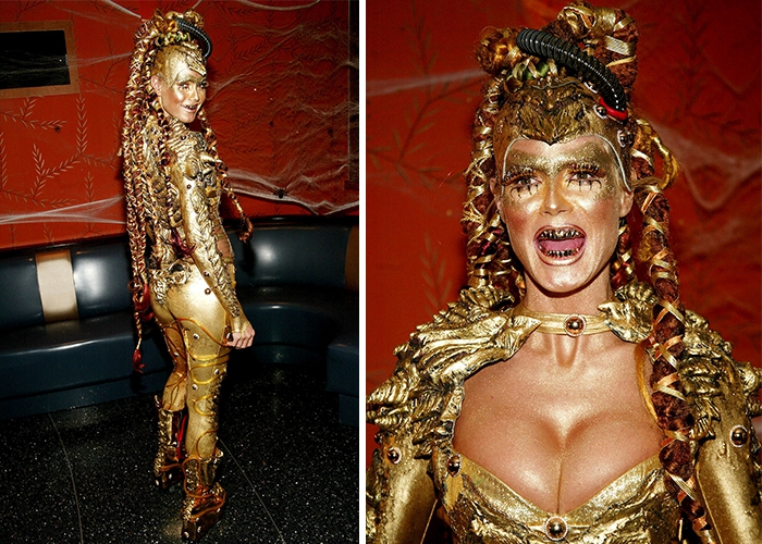 Nghỉ hưu Victorias Secret, cựu siêu mẫu Heidi Klum vẫn nổi nhờ những bộ đồ Halloween độc-không-đối-thủ - Ảnh 4.