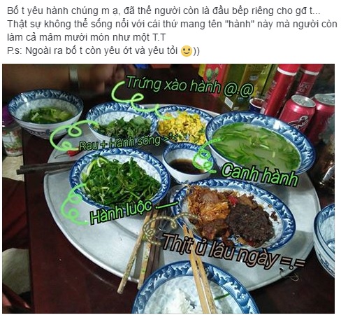 Tất cả m&oacute;n ăn to&agrave;n đều c&oacute; h&agrave;nh l&aacute;, đ&acirc;y ch&iacute;nh l&agrave; m&acirc;m cơm m&agrave; hội kh&ocirc;ng ăn h&agrave;nh cảm thấy đ&aacute;ng sợ nhất! - Ảnh 1.