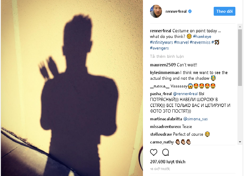 Ch&agrave;ng cung thủ Hawkeye sẽ quay lại trong Avengers 4 - Ảnh 2.