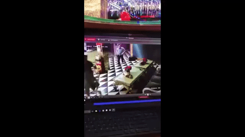Đi xe sang vào quán karaoke hát, lúc về lỡ tay cầm nhầm chậu hoa - Ảnh 1.
