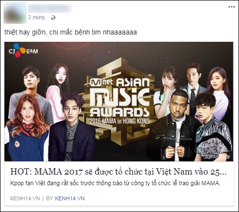 Cộng đồng mạng Việt phát sốt giữa đêm vì tin MAMA 2017 tổ chức ở Việt Nam - Ảnh 9.