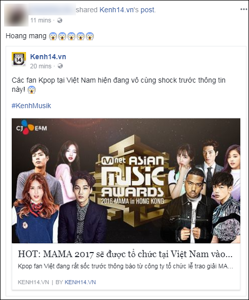 Cộng đồng mạng Việt ph&aacute;t sốt giữa đ&ecirc;m v&igrave; tin MAMA 2017 tổ chức ở Việt Nam - Ảnh 12.