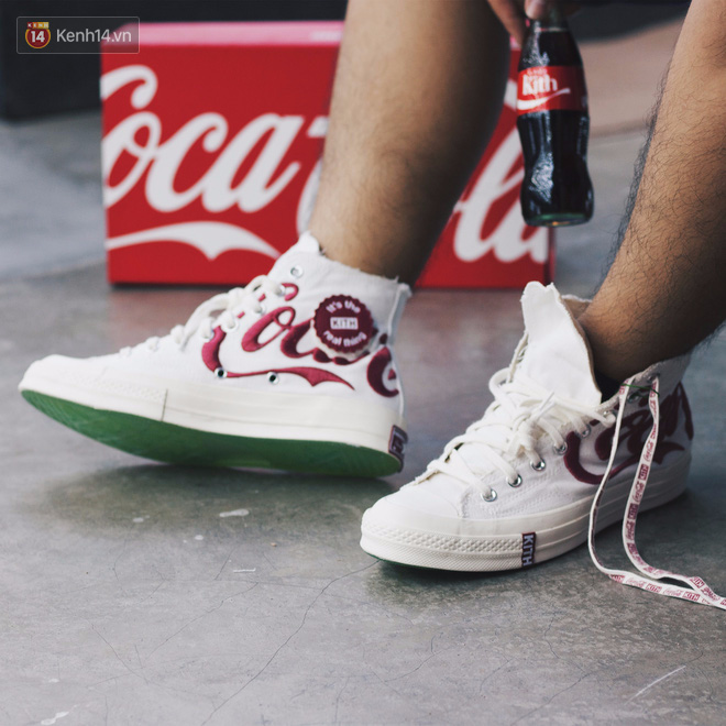 Review tận tay đôi KITH x Coca Cola x Converse Chuck Taylor 1970s, bản giới hạn chỉ có 1000 đôi trên thế giới - Ảnh 5.