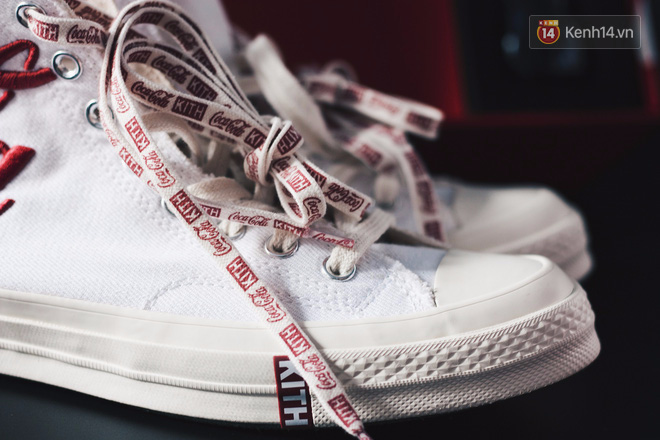 Review tận tay đôi KITH x Coca Cola x Converse Chuck Taylor 1970s, bản giới hạn chỉ có 1000 đôi trên thế giới - Ảnh 11.