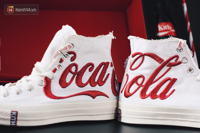 Review tận tay đôi KITH x Coca Cola x Converse Chuck Taylor 1970s, bản giới hạn chỉ có 1000 đôi trên thế giới - Ảnh 6.