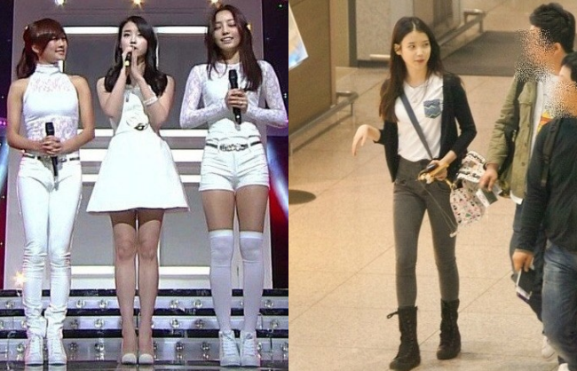 IU bị ch&ecirc; l&ecirc;n ch&ecirc; xuống v&igrave; th&acirc;n h&igrave;nh mỏng tang v&agrave; d&aacute;ng đi kỳ lạ - Ảnh 4.