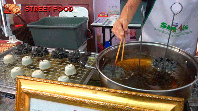 Kanom Dok Jok - món bánh nhìn cực bắt mắt ở Thái Lan và thủ thuật làm cũng thật vi diệu - Ảnh 7.