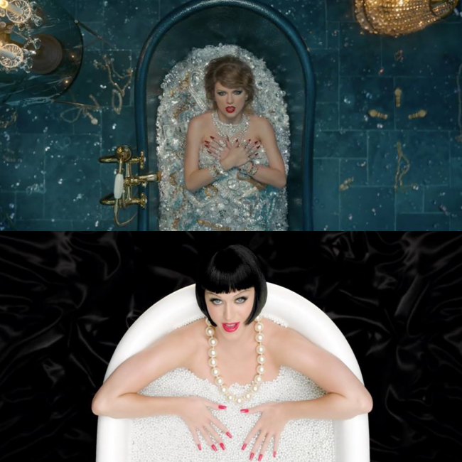 Cả thế giới ra mà xem, chị rắn Taylor Swift xỉa xói Katy Perry trong MV mới đây này! - Ảnh 9.