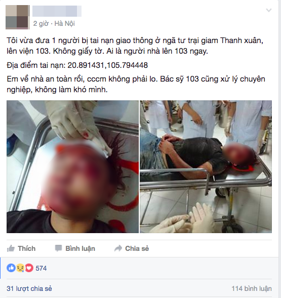 Đăng ảnh cứu người gặp nạn l&ecirc;n facebook, nhận to&agrave;n lời khuy&ecirc;n về ngay đi kh&ocirc;ng ăn đ&ograve;n oan - Ảnh 1.