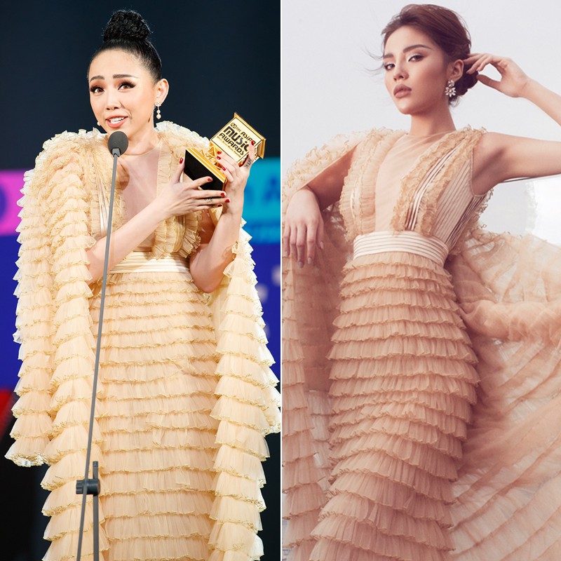 Tung bộ ảnh mới, Kỳ Duyên vô tình tạo nên màn tranh đấu váy áo với cả Tóc Tiên và Hari Won - Ảnh 5.