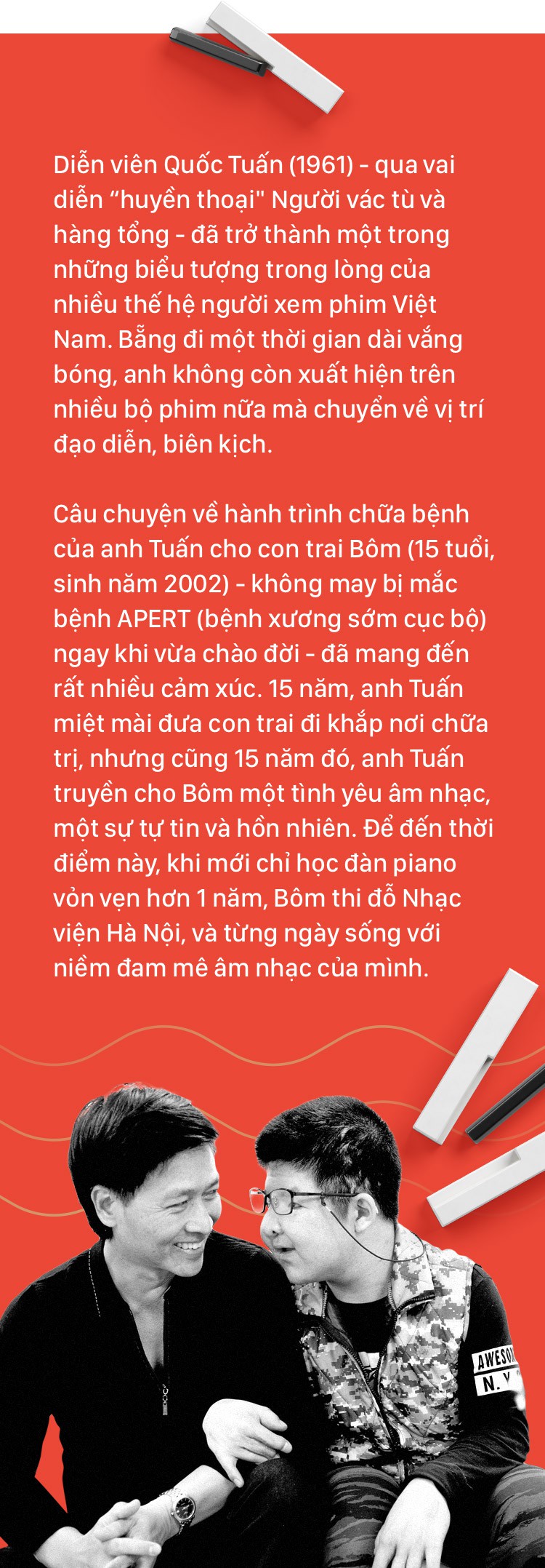 Bố Quốc Tuấn: Bôm biết chấp nhận tất cả và đồng hành với mọi cái một cách thoải mái, điều đó truyền nghị lực cho tôi - Ảnh 2.