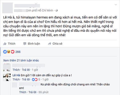 Không phải nắng thì đừng chói chang em nhé - Đại diện truyền thông Minh Hằng đáp trả Lê Hà! - Ảnh 1.