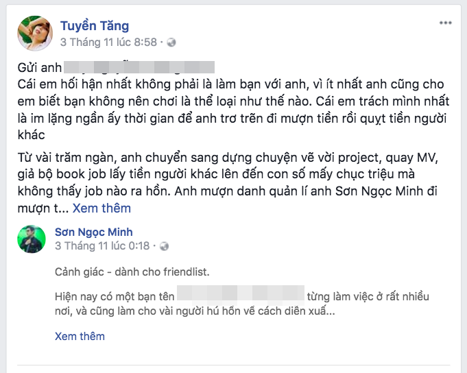Loạt nghệ sĩ trẻ bất ngờ lên tiếng tố cáo kẻ mạo danh lừa đảo chiếm đoạt hàng trăm triệu đồng - Ảnh 4. Loạt nghệ sĩ trẻ bất ngờ lên tiếng tố cáo kẻ mạo danh lừa đảo chiếm đoạt hàng trăm triệu đồng - Ảnh 4.