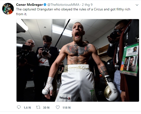 McGregor thừa nhận trận đấu với Mayweather là trò diễn xiếc kiếm tiền - Ảnh 3.