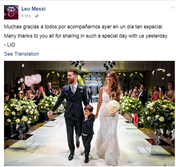 Messi và Antonella xăm hình đôi kỷ niệm ngày hạnh phúc nhất cuộc đời - Ảnh 4.