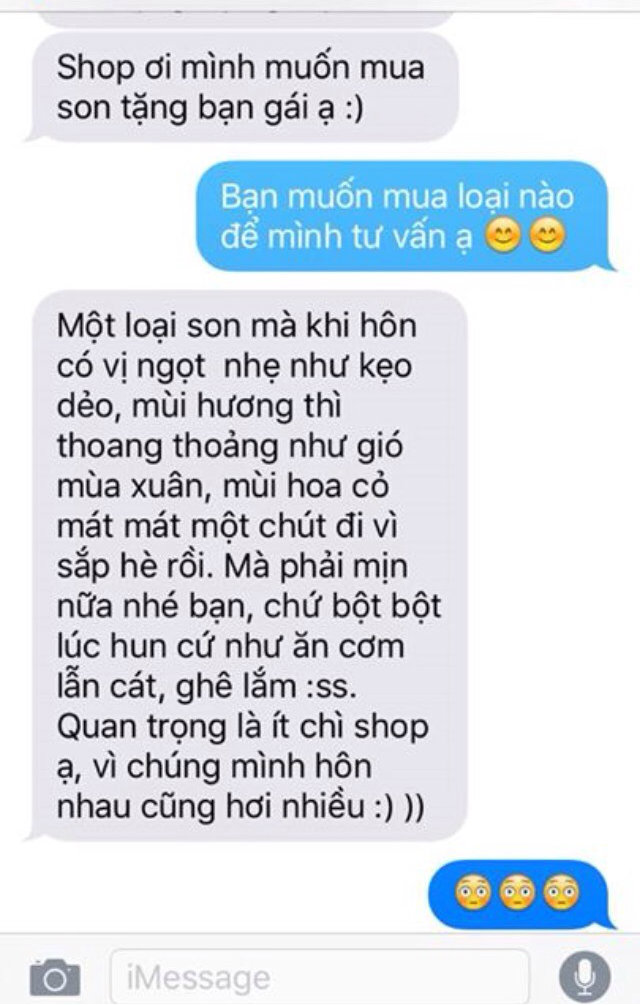 Hoá ra khi đi mua son tặng bạn gái, các chàng trai sẽ mô tả bá đạo thế này đây - Ảnh 11.