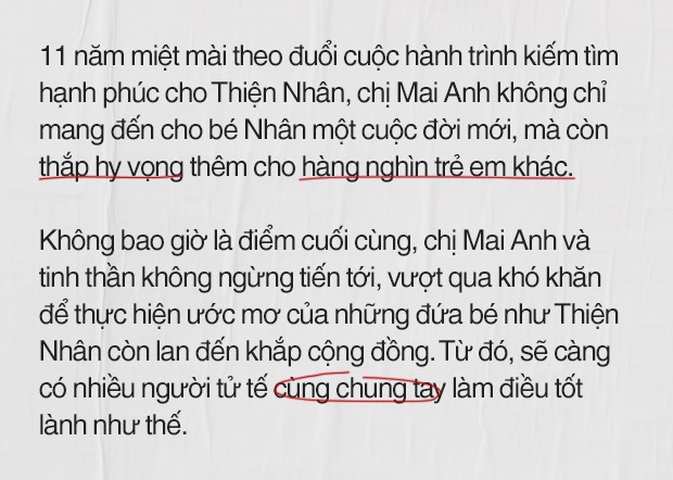 “Mẹ” Trần Mai Anh: Số phận không may mắn của Thiện Nhân đã mở ra cánh cửa hy vọng cho nhiều cuộc đời khác - Ảnh 1.