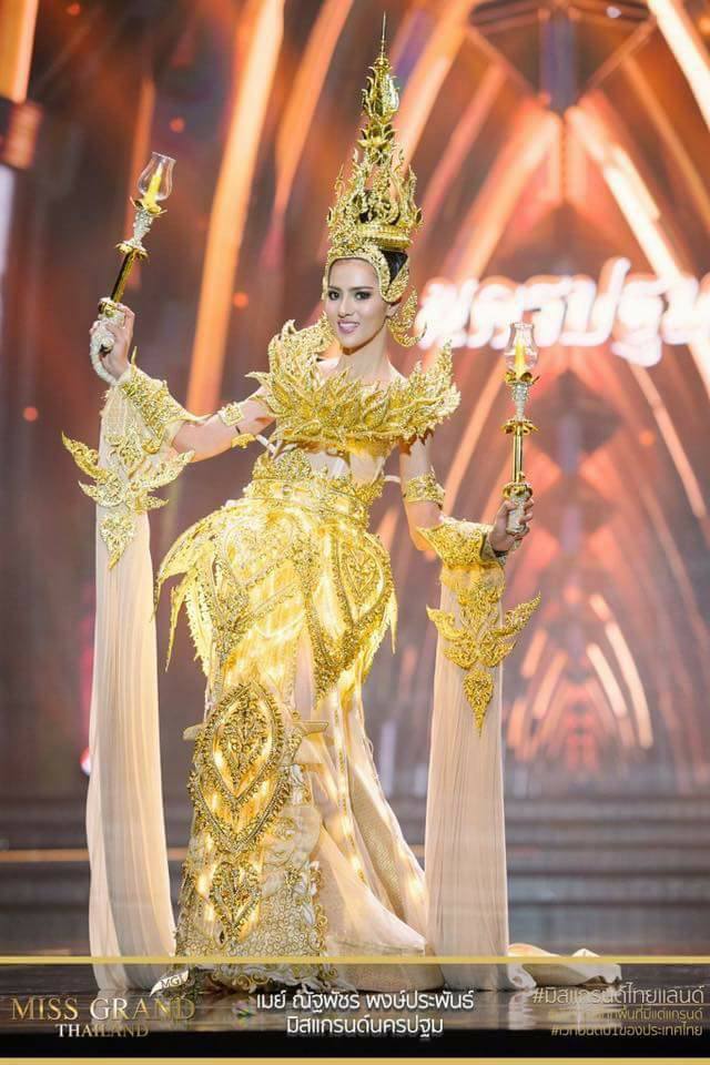 Miss Grand Thailand 2017: Thời trang dị nhưng đẹp, đầy đủ từ nhân mã cho đến tiên sầu riêng - Ảnh 13.