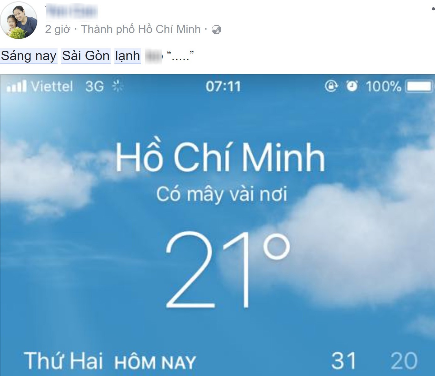Sáng ngày ra, Facebook rồi Instagram tràn ngập status khoe Sài Gòn trở lạnh! - Ảnh 8. Sáng ngày ra, Facebook rồi Instagram tràn ngập status khoe Sài Gòn trở lạnh! - Ảnh 8.