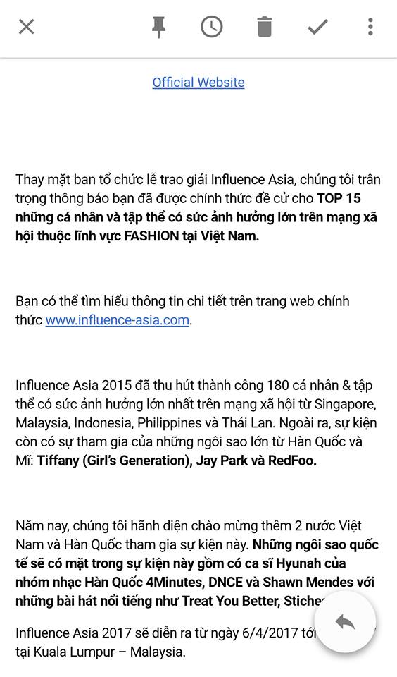 Salim, Sun HT... lọt Top nhân tố thời trang ảnh hưởng nhất mạng xã hội do giải thưởng Influence Asia chọn lựa - Ảnh 7. Salim, Sun HT... lọt Top nhân tố thời trang ảnh hưởng nhất mạng xã hội do giải thưởng Influence Asia chọn lựa - Ảnh 7.