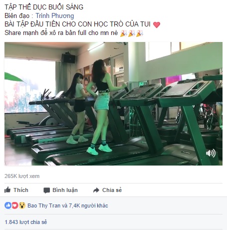Clip: Hai cô gái gây sốt với màn tập thể dục buổi sáng cực chuẩn trên máy chạy bộ  - Ảnh 2.