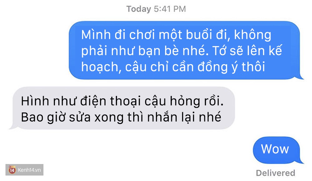 Bạn d&aacute;m nhắn tin rủ crush đi chơi kh&ocirc;ng, thử th&aacute;ch đang hot nhất MXH Thế giới đấy! - Ảnh 14.