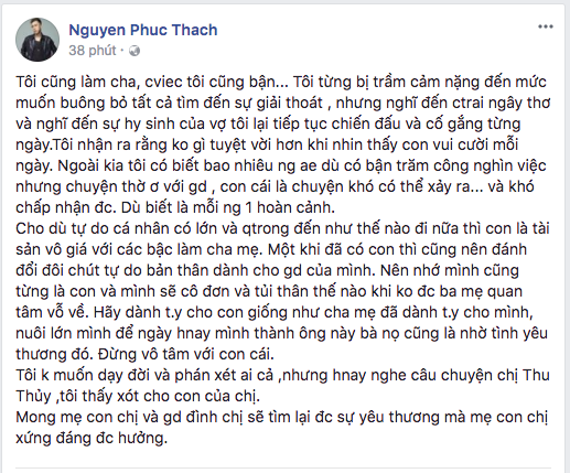 Loạt sao lên tiếng đồng cảm trước nỗi đau của Thu Thủy - Ảnh 4.