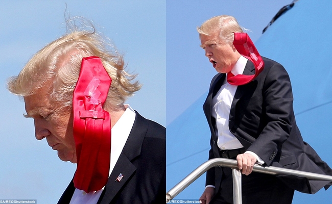 Cà vạt của Tổng thống Donald Trump luôn được cố định gọn gàng và đây là lý do tại sao - Ảnh 1.