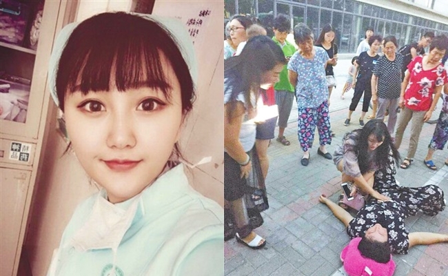 Trung Quốc: Cứu sống thai phụ gặp nạn trên đường, cô y tá 9x xinh đẹp được thưởng 33 triệu đồng - Ảnh 1.