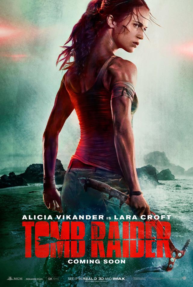 Chiếc cổ dị như... lọ hoa của mỹ nhân Alicia Vikander gây phẫn nộ trên poster Tomb Raider mới - Ảnh 1.