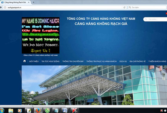 Hacker tấn công vào website sân bay Tân Sơn Nhất để lại cách thức liên lạc - Ảnh 2.