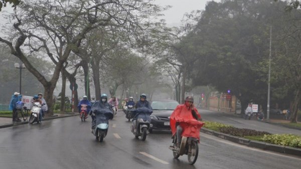 Bắc bộ chuyển rét từ ngày mai, mưa phùn đến cuối tuần - Ảnh 1.