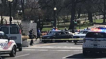 NÓNG: Nổ súng gần tòa nhà Quốc hội Mỹ - Ảnh 1.