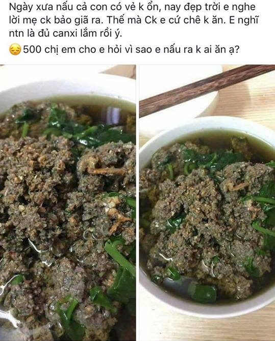 Mẹ chồng dặn gi&atilde; cua nấu canh, con d&acirc;u đảm l&agrave;m y lời, v&agrave; đ&acirc;y l&agrave; kết quả... - Ảnh 1.