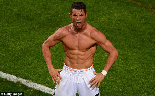 Ronaldo khoe cặp giò quyền năng nhất thế giới bóng đá - Ảnh 3.