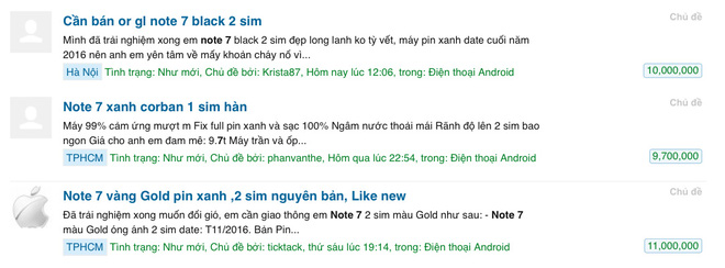 8 tháng sau lệnh thu hồi, Galaxy Note7 không an toàn vẫn được bán tràn lan tại Việt Nam, nhiều mánh khóe được gian thương sử dụng - Ảnh 1.