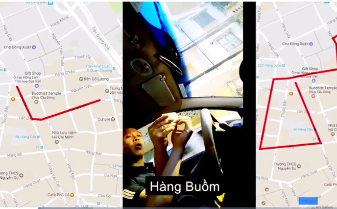 [Video] Nhập vai khách Tây, đi quãng đường 1km ở phố cổ Hà Nội, PV bị taxi vòi 500.000 đồng - Ảnh 1.