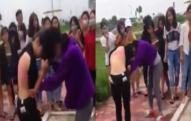 Hải Dương: Từ c&aacute;i nh&igrave;n đểu, 2 nữ sinh đ&aacute;nh nhau d&atilde; man - Ảnh 1.