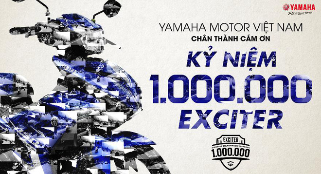 Yamaha Việt Nam ra mắt Exciter 150 phiên bản Giới hạn mừng 1 triệu chiếc bán ra sau hơn 10 năm - Ảnh 3.