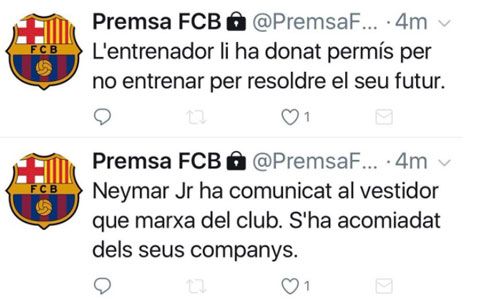 Barca xác nhận Neymar ra đi - Ảnh 2.