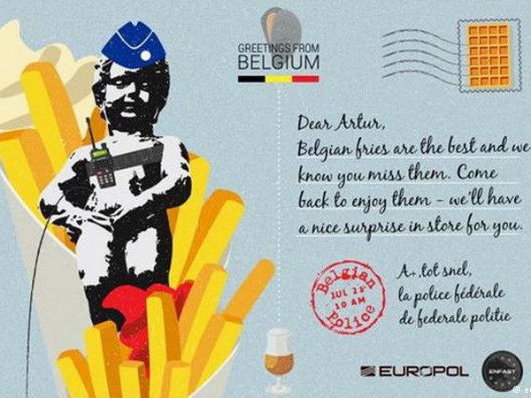 Europol gửi bưu thiếp vui nhộn tới 21 tên tội phạm bị truy nã gắt gao nhất châu Âu - Ảnh 1.
