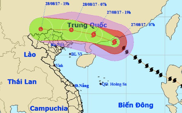 Bão số 7 di chuyển đáng kinh ngạc, nguy cơ vỡ đập - Ảnh 1.
