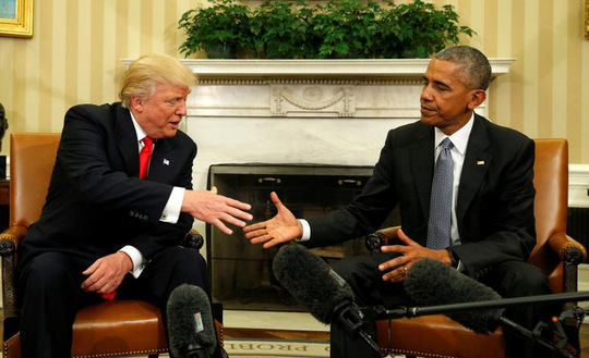 H&eacute; lộ bức thư &ocirc;ng Obama gửi &ocirc;ng Donald Trump ng&agrave;y nhậm chức - Ảnh 2.
