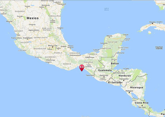 Động đất cấp độ 8 gần Mexico, cảnh báo sóng thần 8 nước - Ảnh 2.