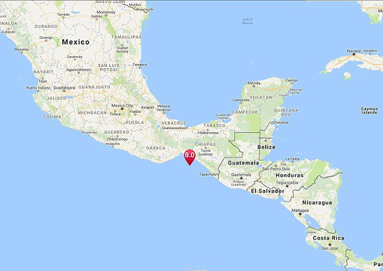 Động đất cấp độ 8 gần Mexico, cảnh b&aacute;o s&oacute;ng thần 8 nước - Ảnh 2.