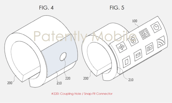 Lộ diện sáng chế smartphone uốn dẻo, đeo như vòng tay của Samsung? - Ảnh 2.