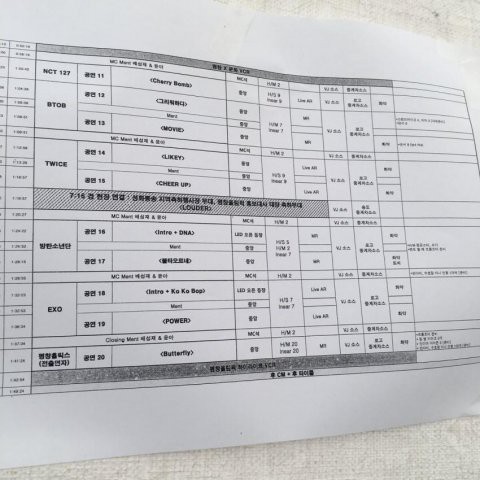 Bản danh sách bị lộ vô tình tố cáo TWICE và EXO hát nhép - Ảnh 1.