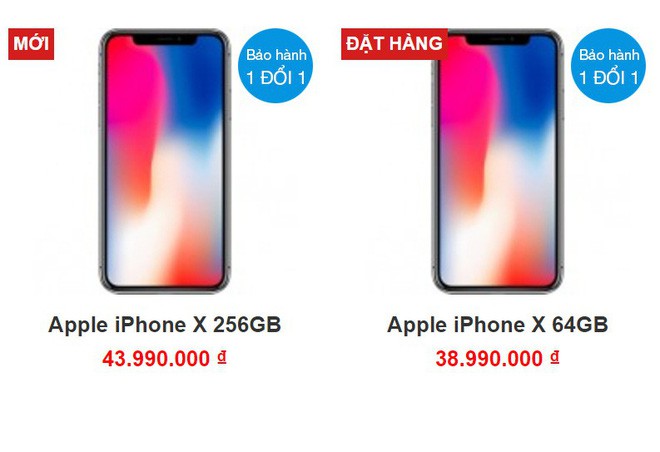 iPhone X giảm giá cả vài chục triệu so với lúc về nước, sắp bão hòa giá - Ảnh 1.